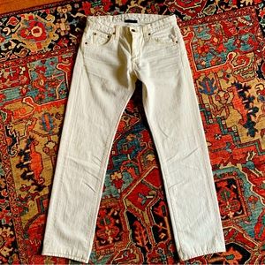 Vintage Levi’s matchstick Capital E white jeans sz 28